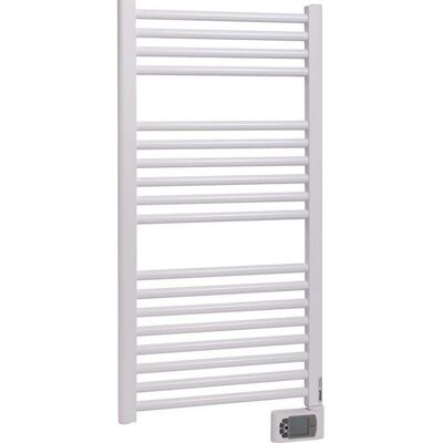 Radiateur sèche-serviettes électrique IRSAP - 500W Blanc - Vertical en acier Radiateur sèche-serviettes électrique IRSAP - 500W Blanc - Vertical en acier