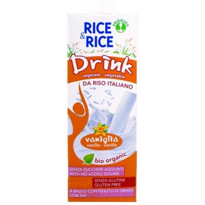 Bevanda di Riso Biologica alla Vaniglia - Rice&Rice Bevanda di Riso Biologica alla Vaniglia - Rice&Rice