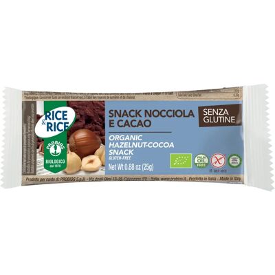Probios 478577 Snack di riso nocciola e cacao - Biologico, senza glutine Probios 478577 Snack di riso nocciola e cacao - Biologico, senza glutine