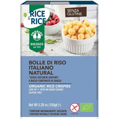 Probios Rice & Rice - Bolle di riso senza glutine - 150g Probios Rice & Rice - Bolle di riso senza glutine - 150g