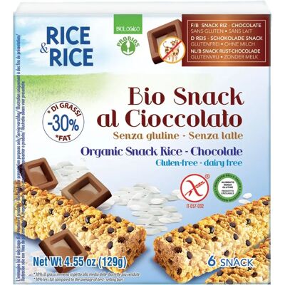 Probios Arroz y Arroz - Snack de Chocolate - Sin Gluten Probios Arroz y Arroz - Snack de Chocolate - Sin Gluten