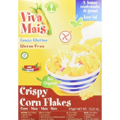 Probios Viva Mais Corn Flakes Croccanti Senza Glutine - 375g Probios Viva Mais Corn Flakes Croccanti Senza Glutine - 375g