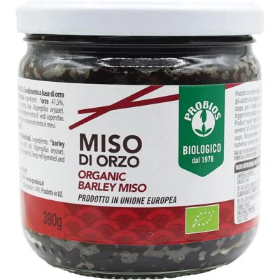 Miso de cebada orgánico Probios - Soja fermentada y sal marina - Base para sopa Miso de cebada orgánico Probios - Soja fermentada y sal marina - Base para sopa