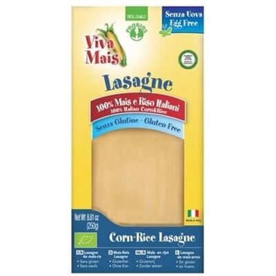 Lasaña de maíz y arroz orgánico Probios - Sin gluten vegano 250g Lasaña de maíz y arroz orgánico Probios - Sin gluten vegano 250g