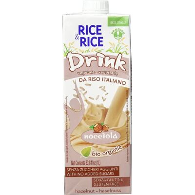 Probios Rice & Rice Bevanda di Riso alla Nocciola - Senza Glutine 1L Probios Rice & Rice Bevanda di Riso alla Nocciola - Senza Glutine 1L
