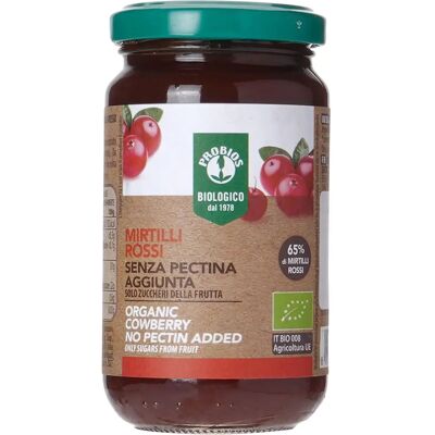 Confettura di Mirtilli Bio Probios - 220g - Senza Pectina, Alto Contenuto di Frutta Confettura di Mirtilli Bio Probios - 220g - Senza Pectina, Alto Contenuto di Frutta