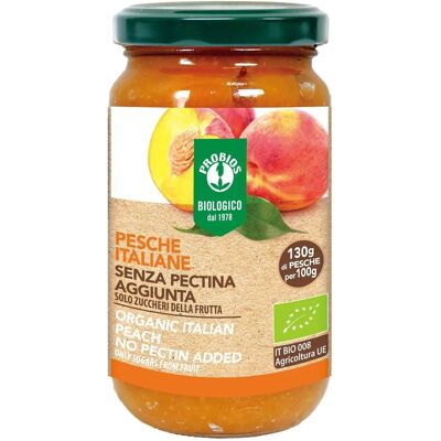 Probios Compota di Pesche - 220g Pudding Italiano di Pesche Biologico Probios Compota di Pesche - 220g Pudding Italiano di Pesche Biologico