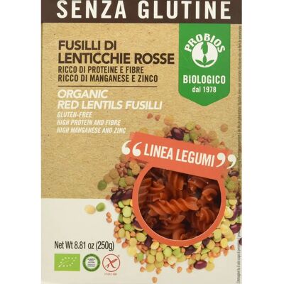 Probios Fusilli di Lenticchie Rosse - Pasta Probios Fusilli di Lenticchie Rosse - Pasta
