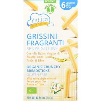 Probios Palitos de Pan Sin Gluten - Vegano, Fuente de Fibra Probios Palitos de Pan Sin Gluten - Vegano, Fuente de Fibra