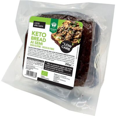 Probios Pane Keto senza glutine e semi - 200g Probios Pane Keto senza glutine e semi - 200g