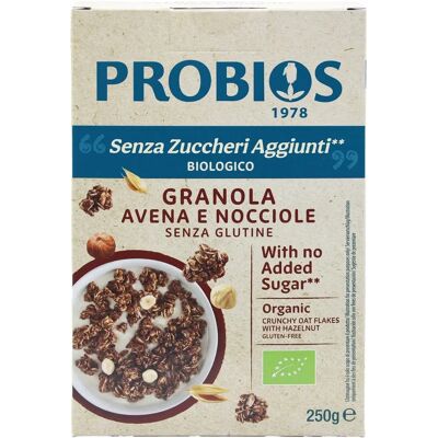 Probios Granola Vegana Nocciole e Avena - Senza Glutine Probios Granola Vegana Nocciole e Avena - Senza Glutine
