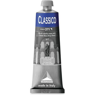 Maimeri - Huile Classique 60 Ml 371 Bleu De Cobalt Sombre Imit. - Tmavě kobaltová modř - 60 ml - Olejomalba Maimeri - Huile Classique 60 Ml 371 Bleu De Cobalt Sombre Imit. - Tmavě kobaltová modř - 60 ml - Olejomalba
