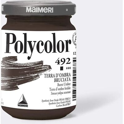 Maimeri - Acrilico Polycolor - Terra d'Ombra bruciata - Publicité Maimeri - Acrilico Polycolor - Terra d'Ombra bruciata - Publicité