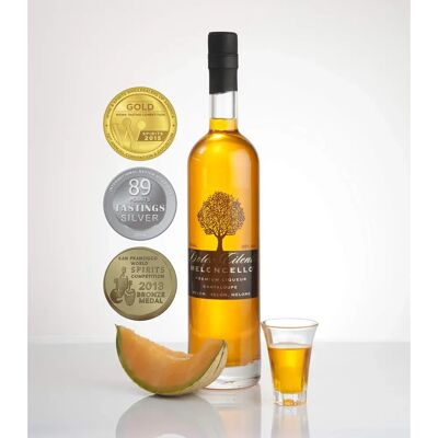 Liqueur italienne Meloncello de Cantaloupe de Dolce Cilento - Liqueur - Publicité Liqueur italienne Meloncello de Cantaloupe de Dolce Cilento - Liqueur - Publicité