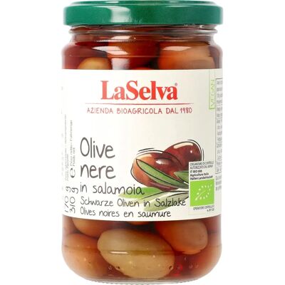 LASELVA Bio Schwarze Oliven in Salzlake - Oliven LASELVA Bio Schwarze Oliven in Salzlake - Oliven