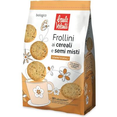 Biscotti Biologici di Grano Intero e Semi Misti Baule Volante - Biscotti Biscotti Biologici di Grano Intero e Semi Misti Baule Volante - Biscotti