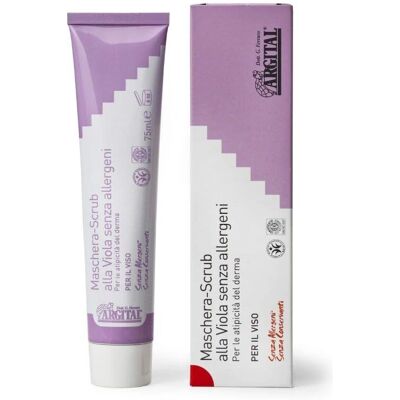 Argital Maschera Viso Viola & Scrub - Ipoallergenico - 75ml Argital Maschera Viso Viola & Scrub - Ipoallergenico - 75ml