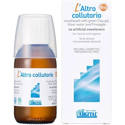 Argital Água bucal natural com argila verde, abacaxi e prata 100ml Argital Água bucal natural com argila verde, abacaxi e prata 100ml