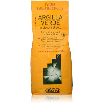 Argital Zielona Glinka - Naturalna Zielona Glinka do Skóry & Włosów - 2,5kg Argital Zielona Glinka - Naturalna Zielona Glinka do Skóry & Włosów - 2,5kg