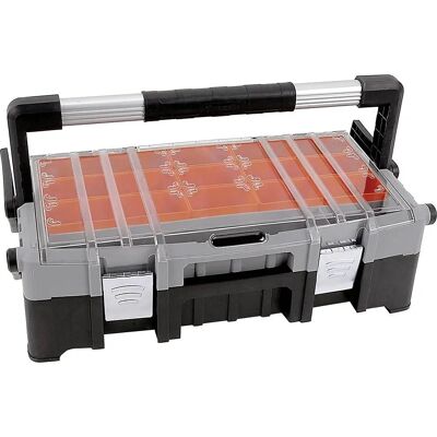 Alutec 66001 Tool Case - Lightweight polypropylene, Removable organizers, Transparent lid Alutec 66001 Tool Case - Lightweight polypropylene, Removable organizers, Transparent lid