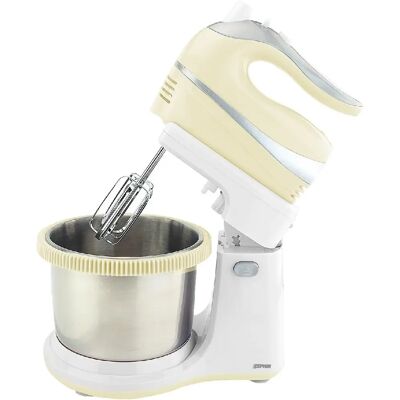 Zephir batidora eléctrica con bol 500W - Crema Zephir batidora eléctrica con bol 500W - Crema