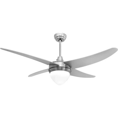 Ventilatore a soffitto argento Zephir - 122cm, 4 pale Ventilatore a soffitto argento Zephir - 122cm, 4 pale