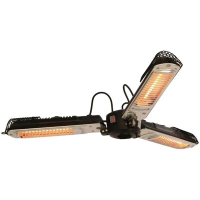 Zephir Zephir Riscaldatore da esterno - 3 livelli - nero - IP34 - 1300W Zephir Zephir Riscaldatore da esterno - 3 livelli - nero - IP34 - 1300W