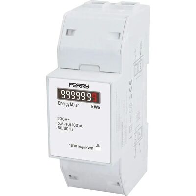 Perry Electric 1SDSD05CEM/2 Energiemessgerät - 230V, 100A, DIN-Montage Perry Electric 1SDSD05CEM/2 Energiemessgerät - 230V, 100A, DIN-Montage