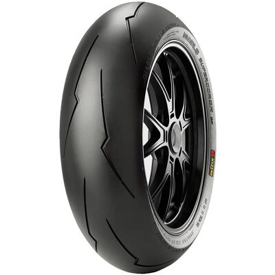 Pirelli Diablo Supercorsa V2 Pneus Moto - 180/55ZR17 - Course - Publicité Pirelli Diablo Supercorsa V2 Pneus Moto - 180/55ZR17 - Course - Publicité