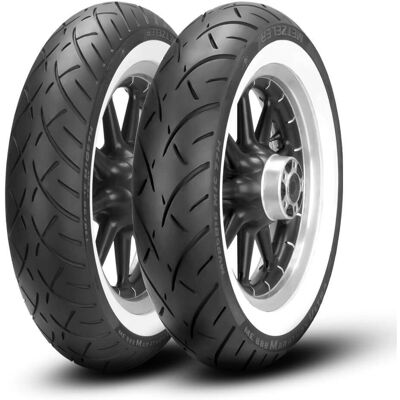 Pneu Cruiser com faixa branca Metzeler - Motocicleta Pneu Cruiser com faixa branca Metzeler - Motocicleta
