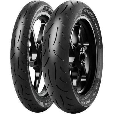 Metzeler Sportec Street 2 80/80-14 RF TL 43S M/C - Motorcykel däck Metzeler Sportec Street 2 80/80-14 RF TL 43S M/C - Motorcykel däck