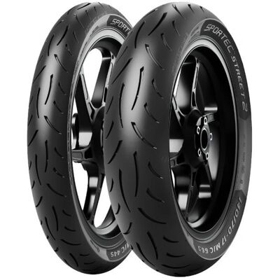 Metzeler Sportec Street 2 - Forhjul/Baghjul Metzeler Sportec Street 2 - Forhjul/Baghjul