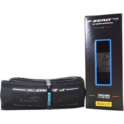 Pirelli P ZERO Race 4S TLR 28mm Tubelessdäck - Svart - Landsvägscykeldäck Pirelli P ZERO Race 4S TLR 28mm Tubelessdäck - Svart - Landsvägscykeldäck