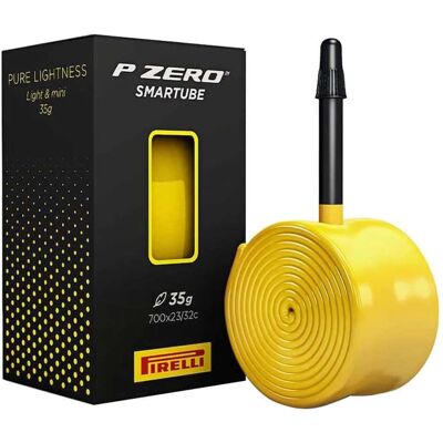 Pirelli P Zero Smartube Evo Inner Tube - 700c - Yellow - Road Type Pirelli P Zero Smartube Evo Inner Tube - 700c - Yellow - Road Type