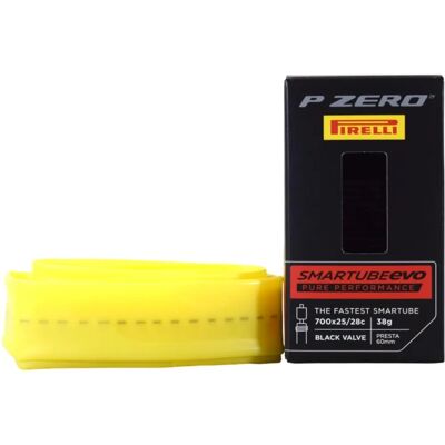 Pirelli P Zero Smartube Evo 700c Yellow Inner Tube - Road Racing Pirelli P Zero Smartube Evo 700c Yellow Inner Tube - Road Racing