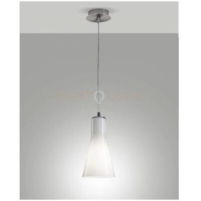 Fabas Luce Pendelleuchte DIANA - Verstellbar 14cm Weiß Glas E27 Fabas Luce Pendelleuchte DIANA - Verstellbar 14cm Weiß Glas E27