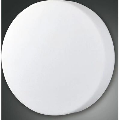 Fabas Luce Graff Outdoor Flush White Glass - Lighting Fabas Luce Graff Outdoor Flush White Glass - Lighting