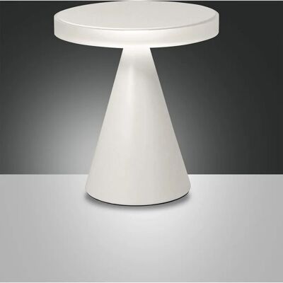 Fabas Luce Weiße Glas Neutra LED Tischleuchte Fabas Luce Weiße Glas Neutra LED Tischleuchte