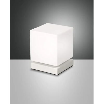 Fabas Luce Weiße BRENTA 6W LED Tischleuchte mit Touchdimmer Fabas Luce Weiße BRENTA 6W LED Tischleuchte mit Touchdimmer