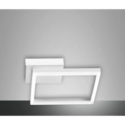 Fabas Luce Bard Weißglas LED Halbfassungsleuchte Fabas Luce Bard Weißglas LED Halbfassungsleuchte