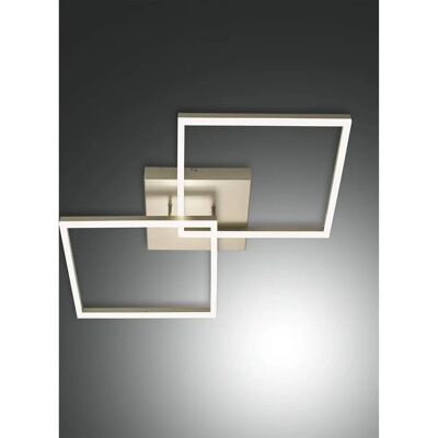 Fabas Luce Bard Gold Matt LED Semi Flush Light - Lighting Fabas Luce Bard Gold Matt LED Semi Flush Light - Lighting