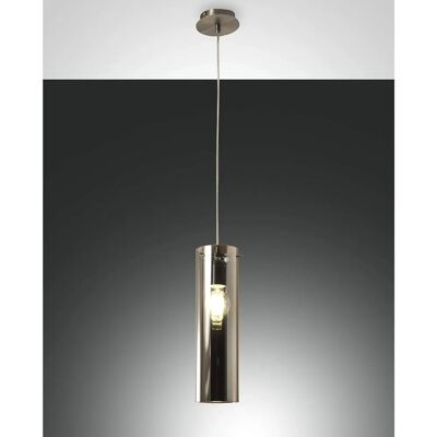 Fabas Luce SINTESI Moderne Retro Pendelleuchte E27 fumè - Pendelleuchte Fabas Luce SINTESI Moderne Retro Pendelleuchte E27 fumè - Pendelleuchte