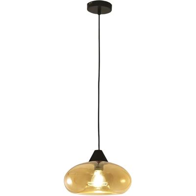 Fabas Luce ELA Suspension - Hauteur Ajustable, Ambre, 27cm - Publicité Fabas Luce ELA Suspension - Hauteur Ajustable, Ambre, 27cm - Publicité