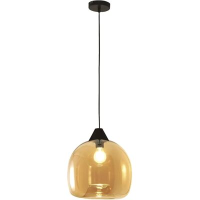 Fabas Luce Maia Dome Amber Ceiling Light - Ceiling Light Fabas Luce Maia Dome Amber Ceiling Light - Ceiling Light