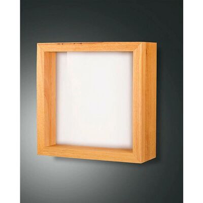 Fabas Luce Wandleuchte - Eiche Glas Integrierte LED - Wandleuchte Fabas Luce Wandleuchte - Eiche Glas Integrierte LED - Wandleuchte