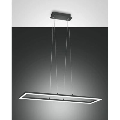 Fabas Luce Bard LED Pendellampe i Antracitglas - Loftlampe Fabas Luce Bard LED Pendellampe i Antracitglas - Loftlampe