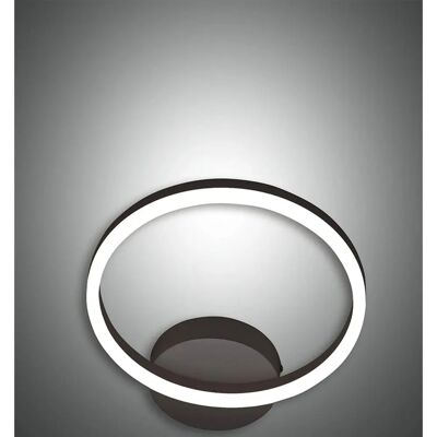 Fabas Luce Giotto Lampada da Parete LED - Vetro nero - Lampada Fabas Luce Giotto Lampada da Parete LED - Vetro nero - Lampada