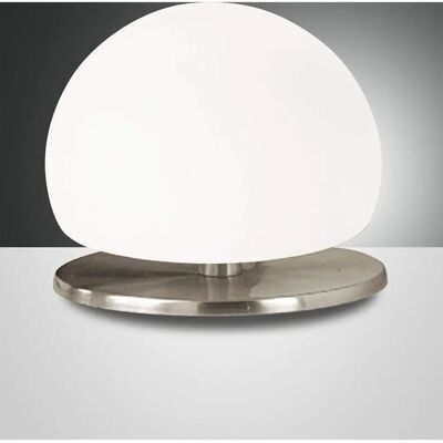Fabas Luce Modell 3570-30-178 Nickel satiniert LED Tischlampe Fabas Luce Modell 3570-30-178 Nickel satiniert LED Tischlampe