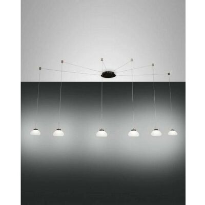 Fabas Luce Arabella LED Deckenleuchte Weiß Glas Fabas Luce Arabella LED Deckenleuchte Weiß Glas