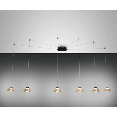 Fabas Luce Arabella LED Pendant Light Amber - Ceiling Light Fabas Luce Arabella LED Pendant Light Amber - Ceiling Light